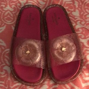 Brand New Kate Spade Jelly Glitter Sandals